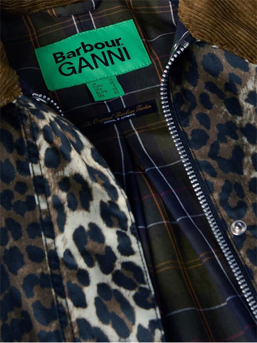 Anorak printed Wax BARBOUR X GANNI | LWX1454LWXBK11